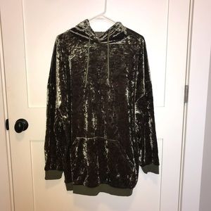 BDG Oversized Crushed Velvet Sweatshirt New w/ Tag